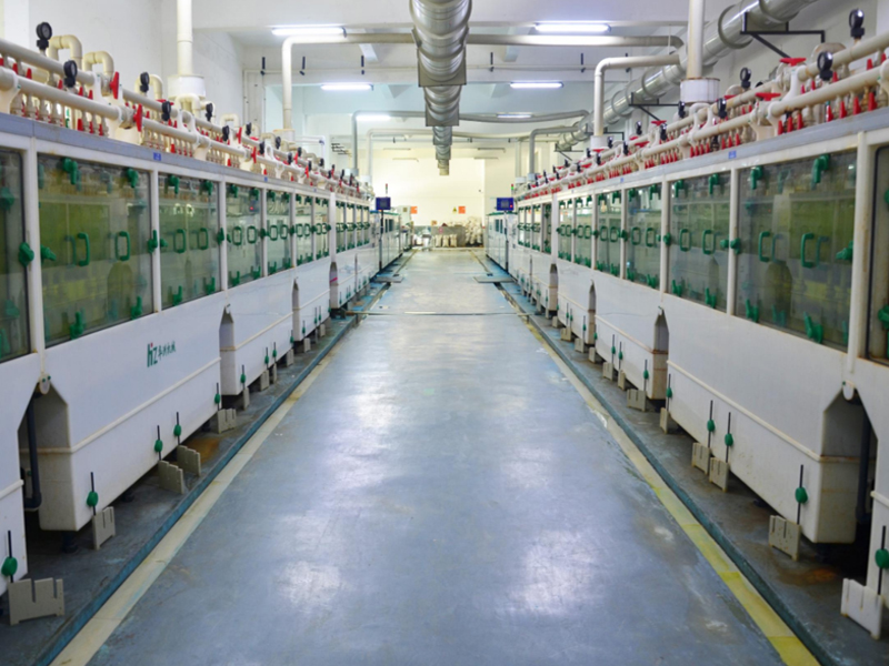 Titanium etching machines